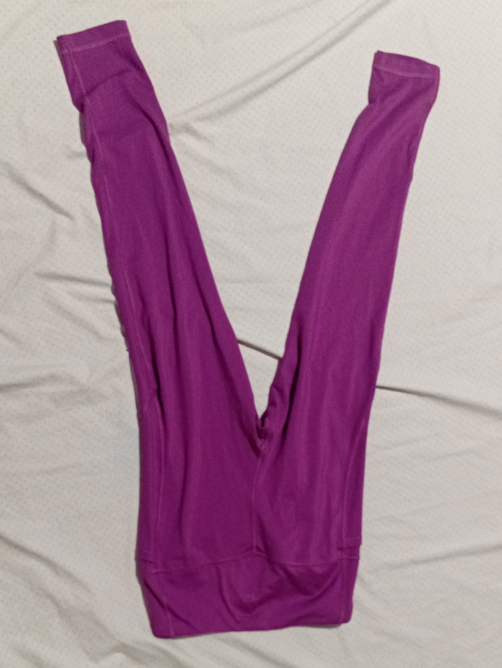 Athletic Works Purple Seamless Stretch Leggings - Picture 3 of 3